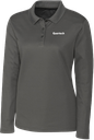 GUERTECH - LQK00066 Polo piqué Spin m.l. femme - BR. 14639 (AVG)