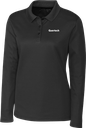 GUERTECH - LQK00066 Polo piqué Spin m.l. femme - BR. 14639 (AVG)