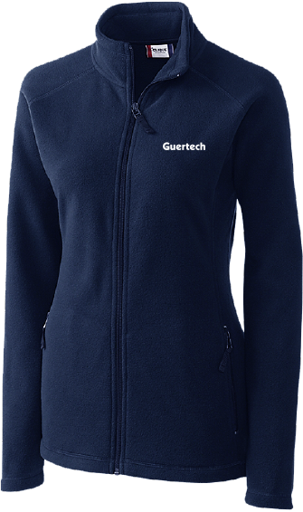 GUERTECH - LQO00019 Micropolar avec fermeture à glissière femme - BR. 14639 (AVG)
