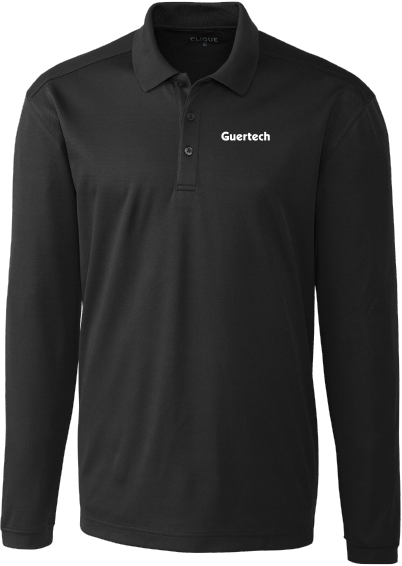 GUERTECH - MQK00077 Polo piqué Spin m.l. homme - BR. 14639 (AVG)