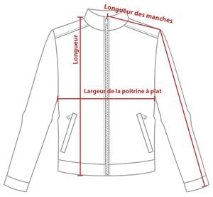Charte de grandeur LQO00019 (XS à 3XL)