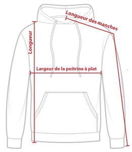 Charte de grandeur L00550 (XS à 4XL)